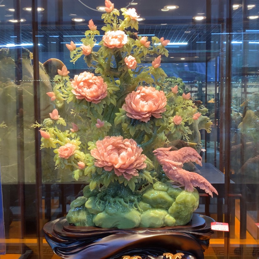 【闪购商品】蛇纹石玉摆件覆膜未镶嵌