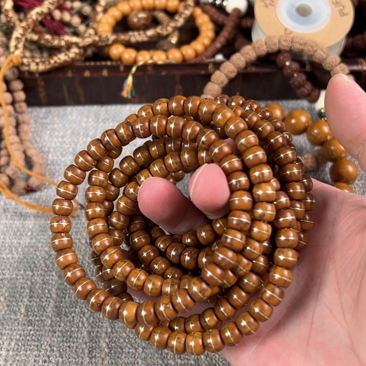 金刚菩提吊坠紫金鼠金腰带单圈8