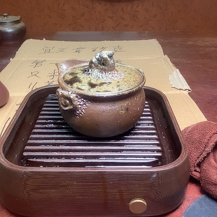 紫砂茶壶柴烧紫砂