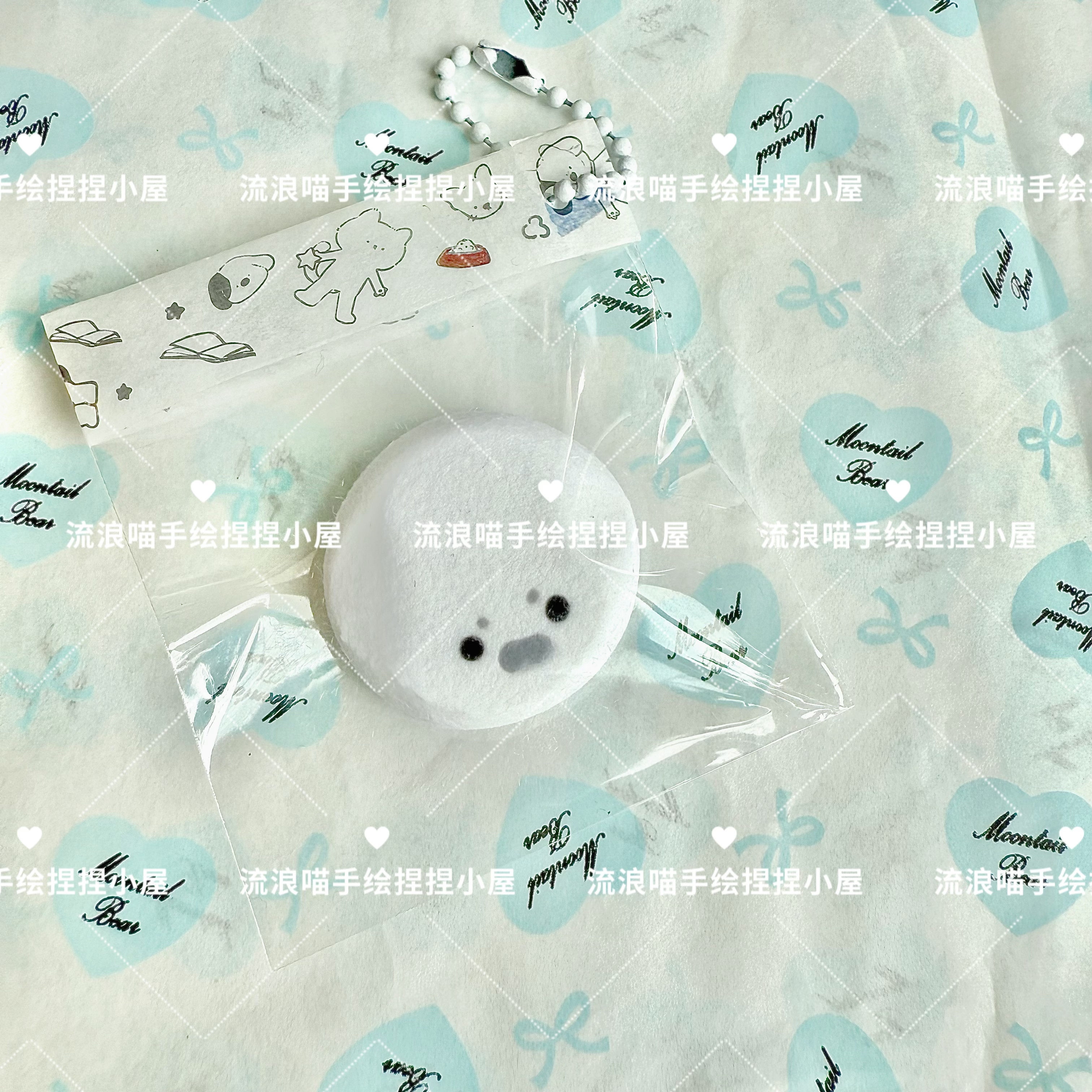 稀奶油摊饼海豹宝宝手绘捏捏小鼻嘎（易战损、出油）