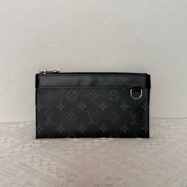 99新 LouisVuitton/路易威登 5804/闲置品经典黑老花手拿包零钱袋
