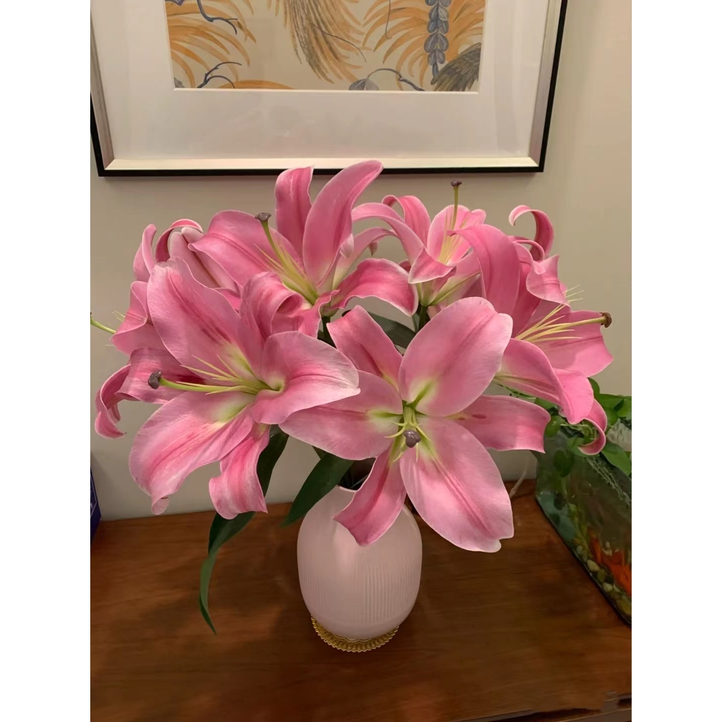 普拉芬多百合   粉色百合 一头鲜花批发花店摆地摊鲜花直发