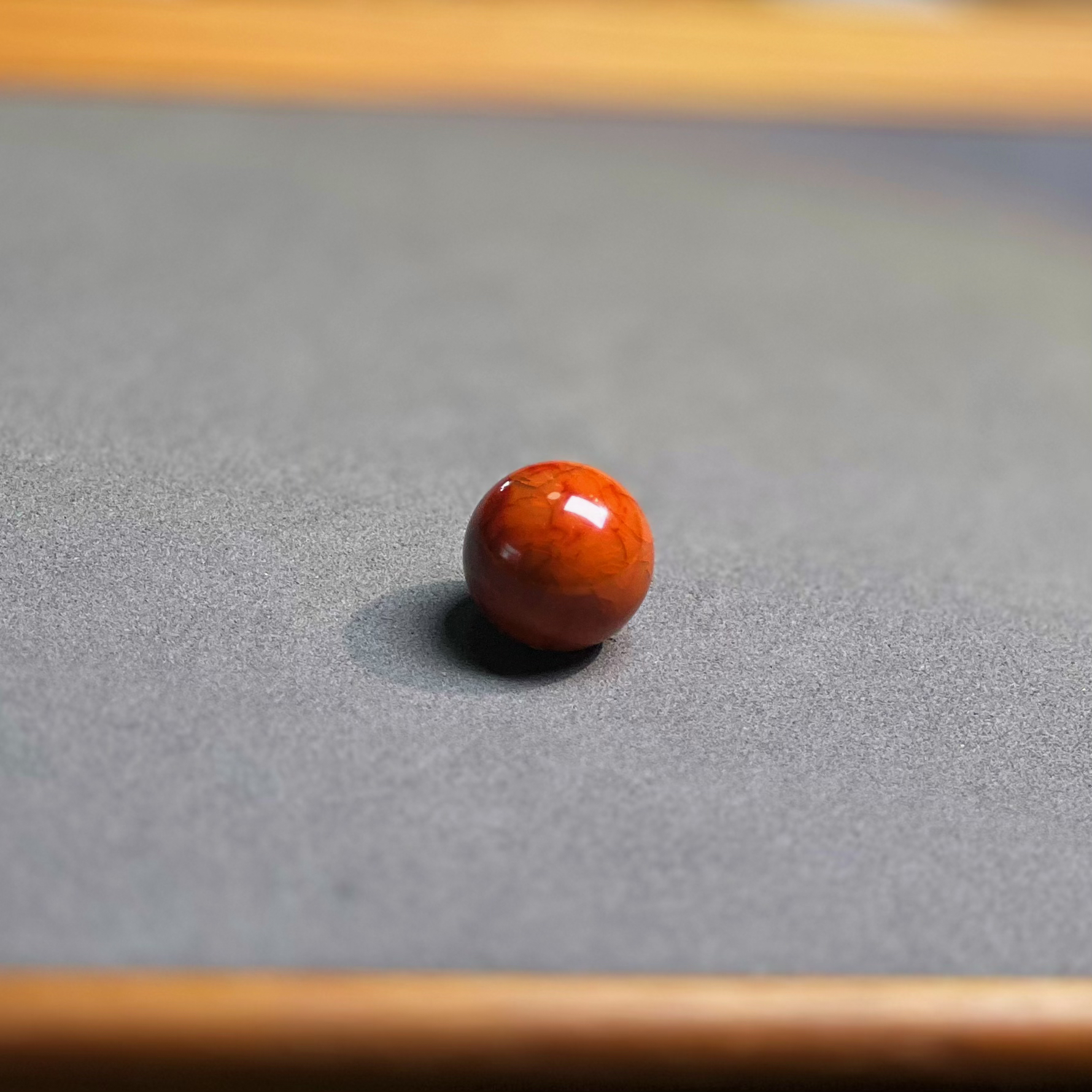 「田姐南红」牛血红火焰纹高货单珠配饰锁骨（多样性发其一）