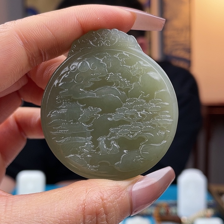 和田玉颈饰未镶嵌