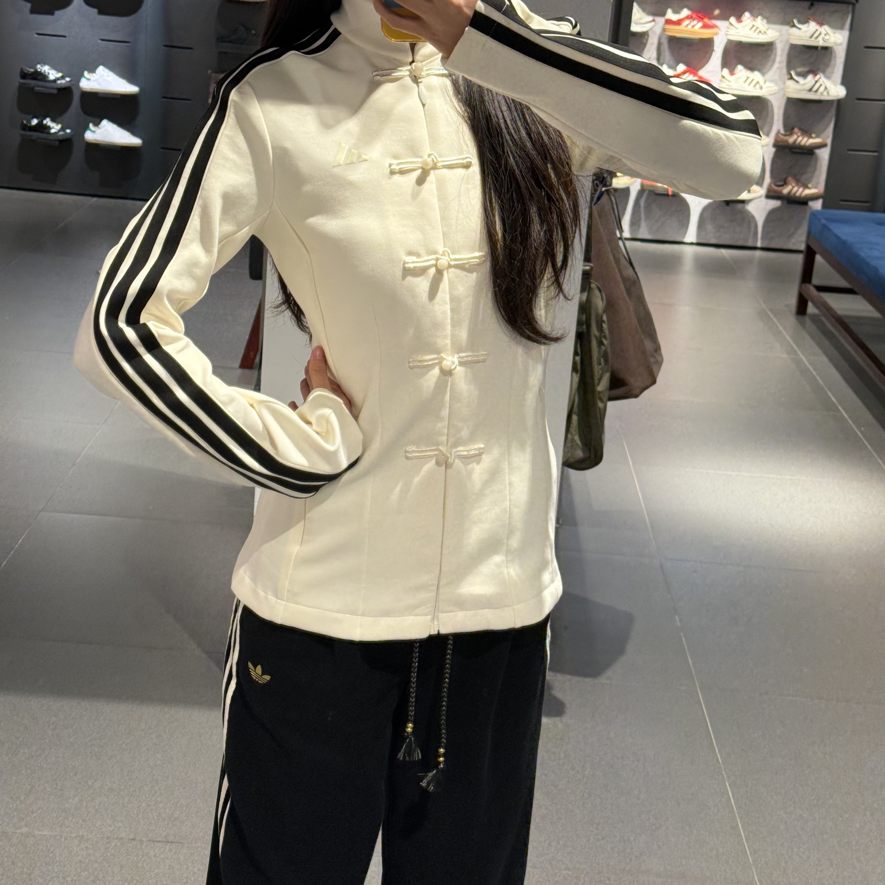 Adidas 新中式运动休闲夹克外套HY2129/HY2130