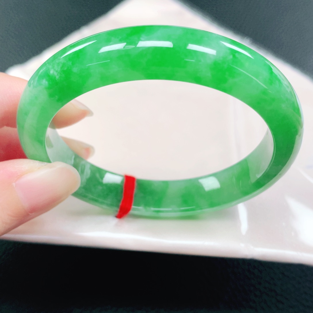 未镶嵌手镯翡翠53圈