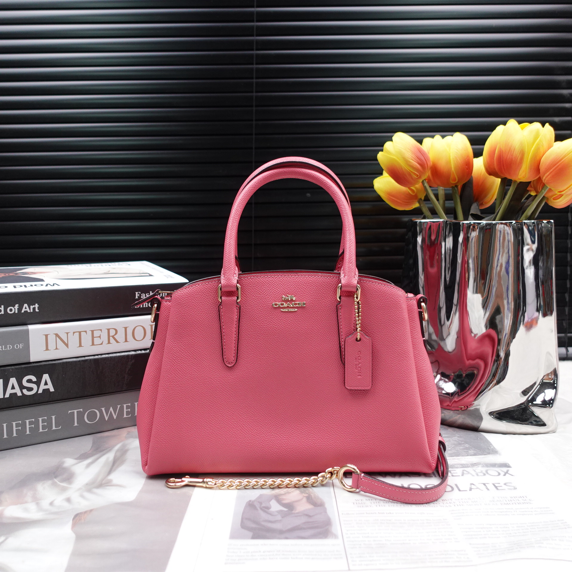 95新 COACH/蔻驰 单肩包/T10232517