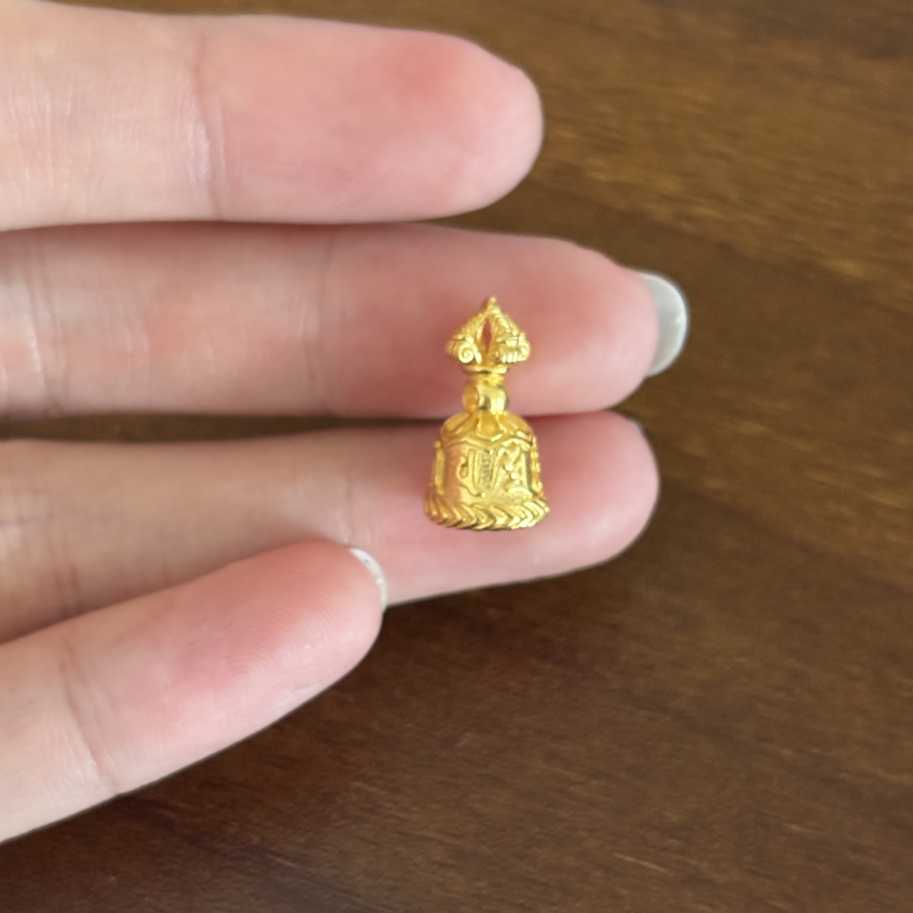 朝銮黄金【金刚铃】古法金手串