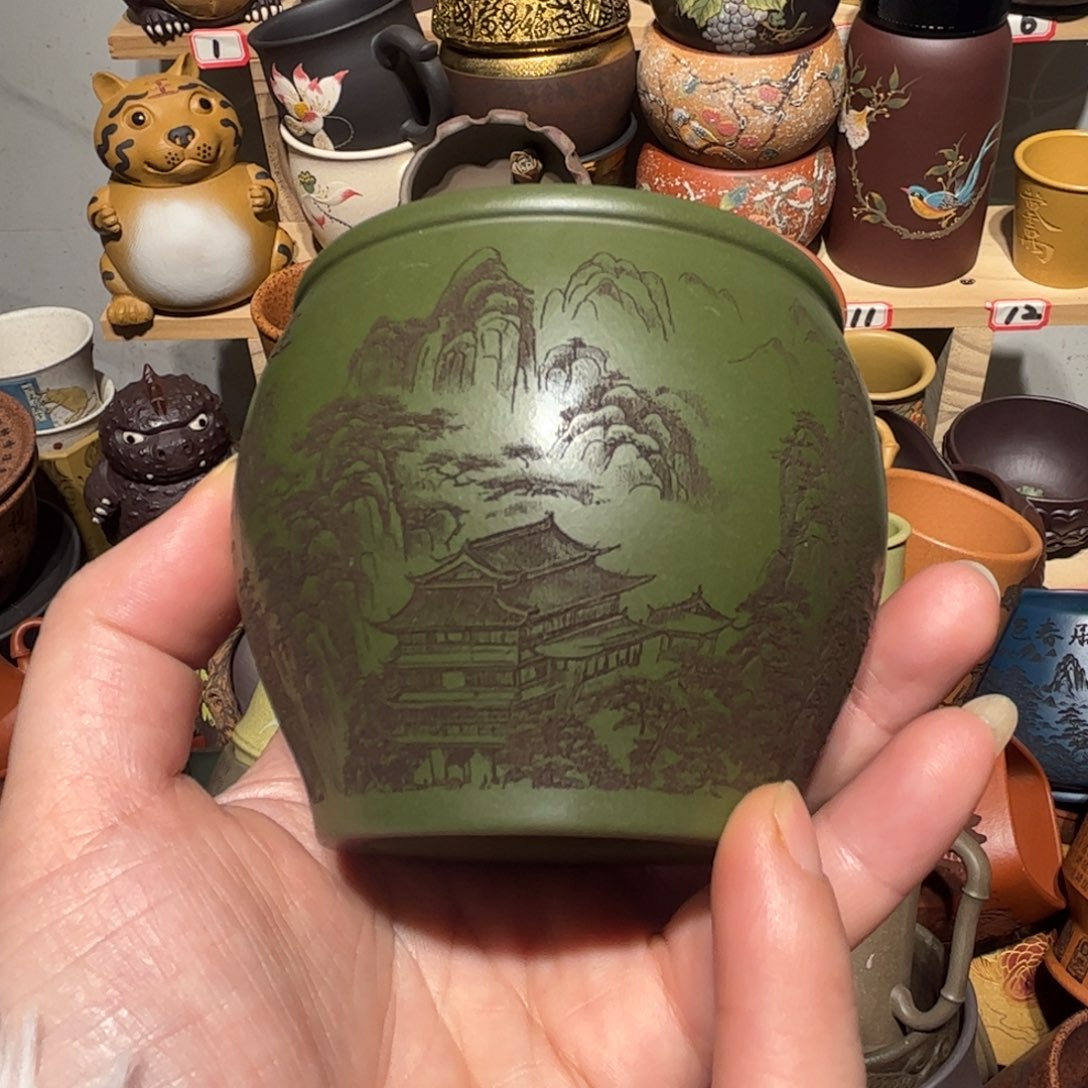 紫砂茶杯宜兴紫砂主人杯