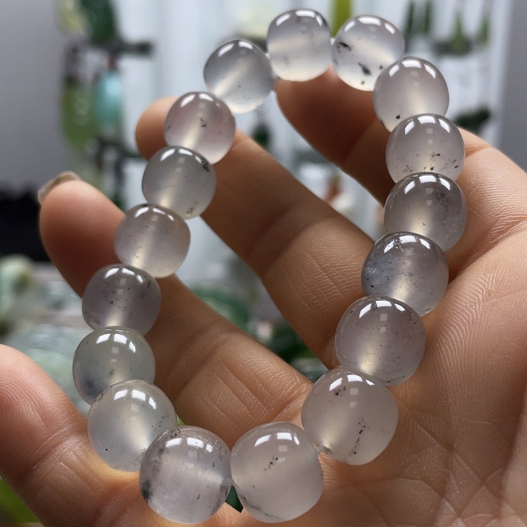 蛇纹石玉手链未镶嵌