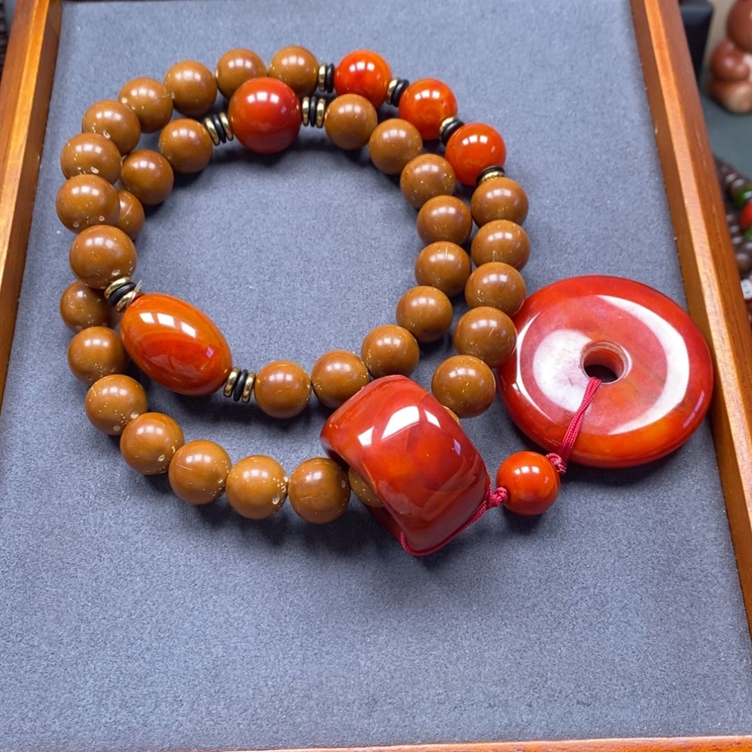 菩提把件未镶嵌紫金鼠