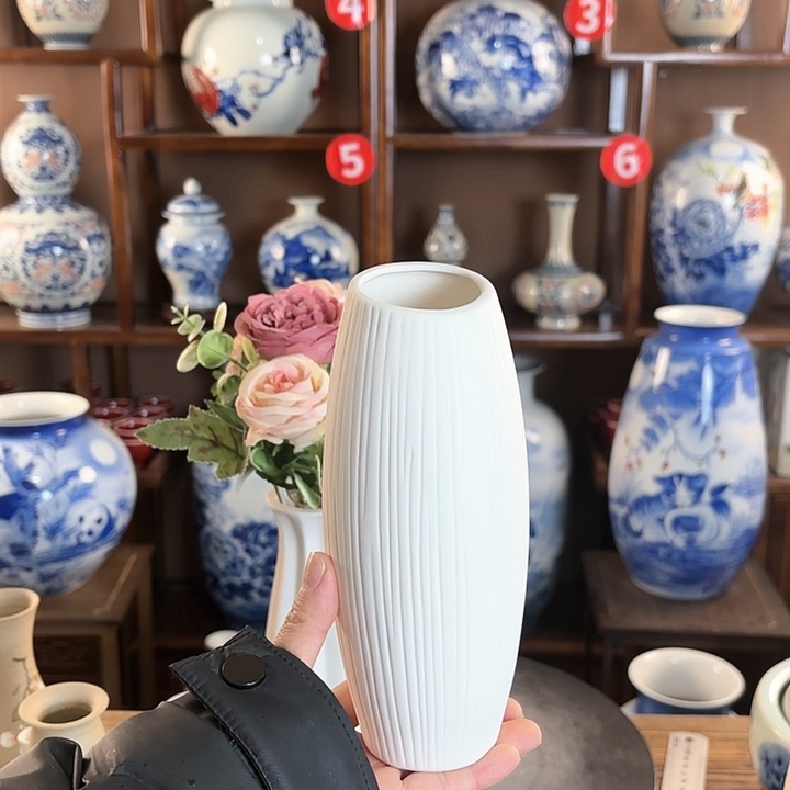 瓷片景德镇陶瓷赏瓶