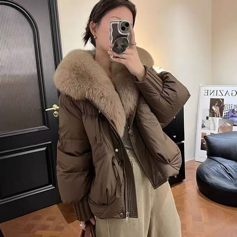 《海宁贵妇》大毛领·奢华外套棉服