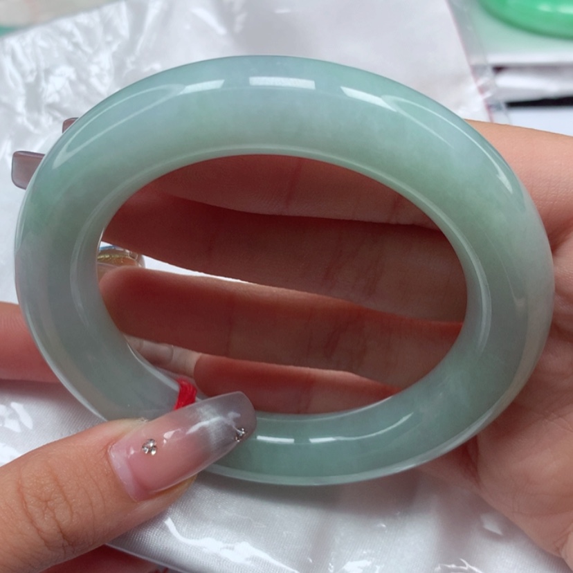 【闪购商品】翡翠手镯未镶嵌57圈