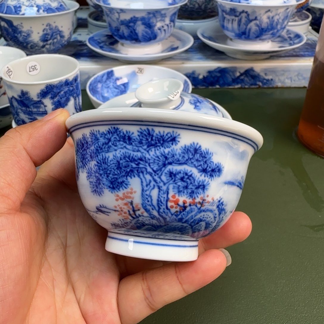 景德镇纯手绘茶具圆圆283