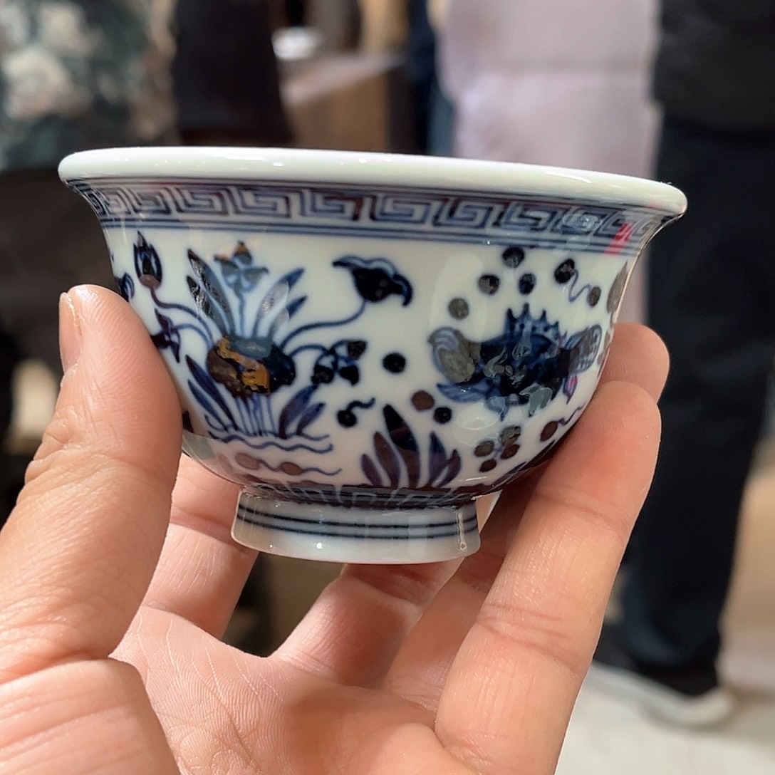 杯青花瓷器青花瓷器