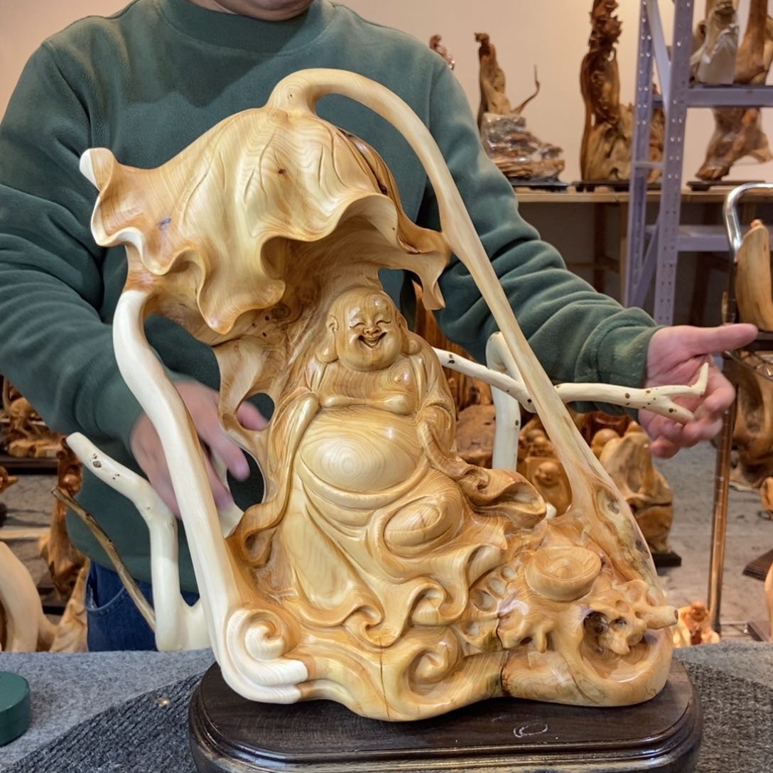 柏木（崖柏）太行崖柏根雕摆件