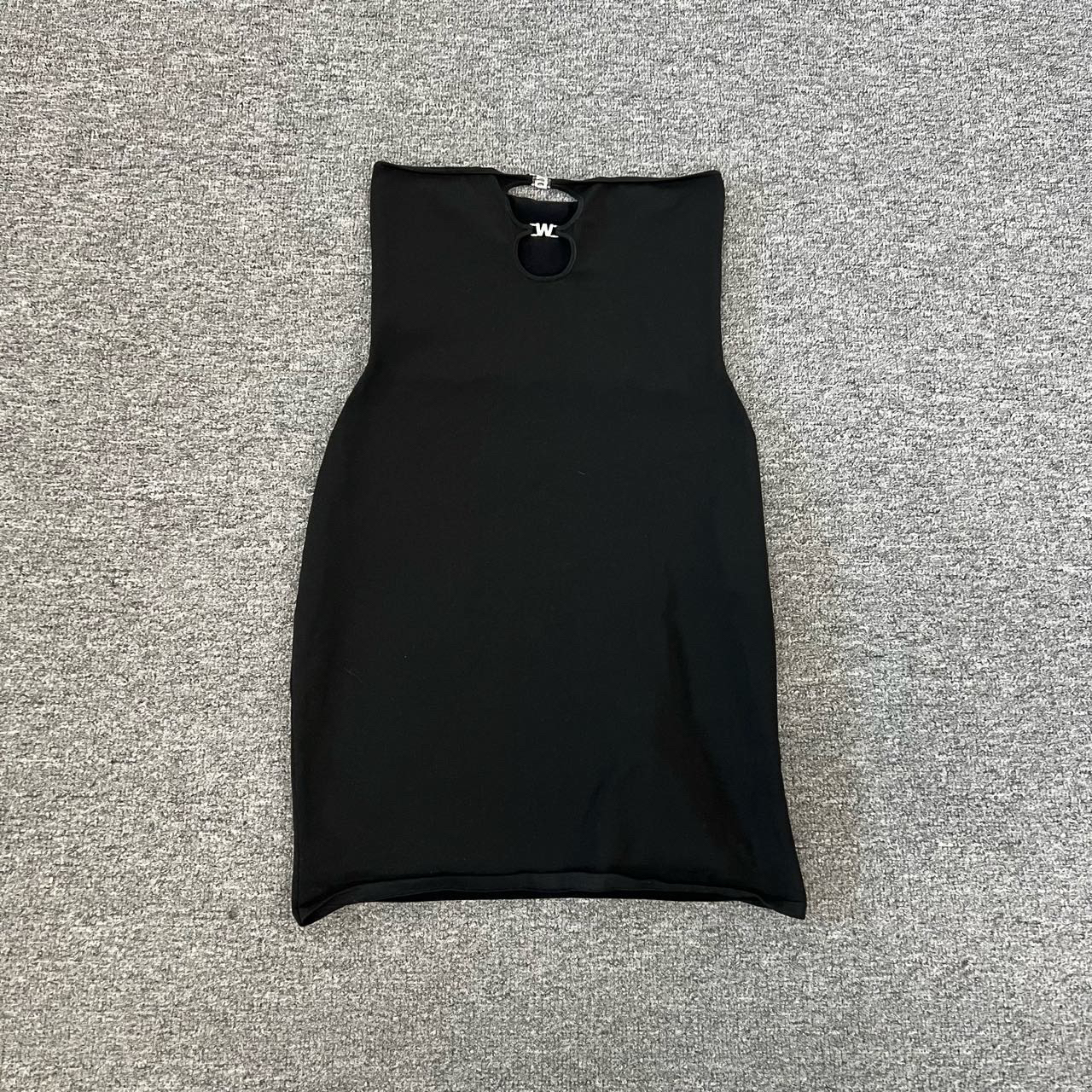 99新 AMIPARIS 亚历山大王水钻Logo 抹胸连衣裙 99新 S码