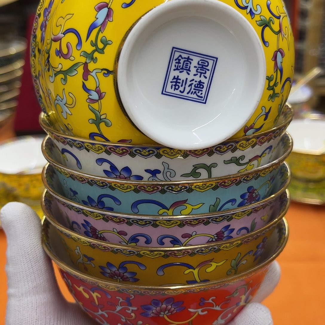 珐琅4.5英寸6个！n n n n m