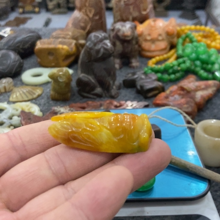 吊坠白玉菩提摆件