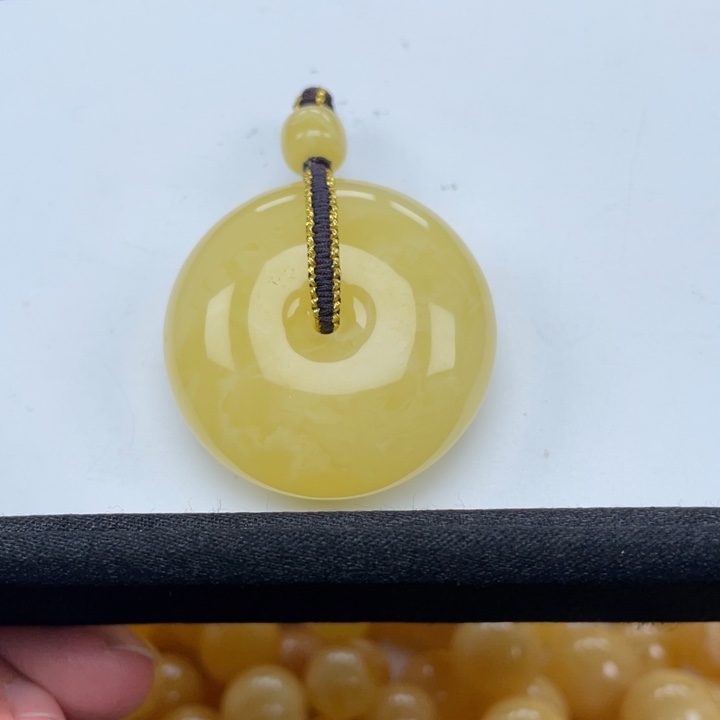 裸石蜜蜡未镶嵌蜜蜡平安扣