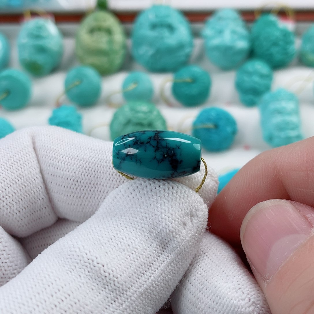 绿松石车挂未镶嵌