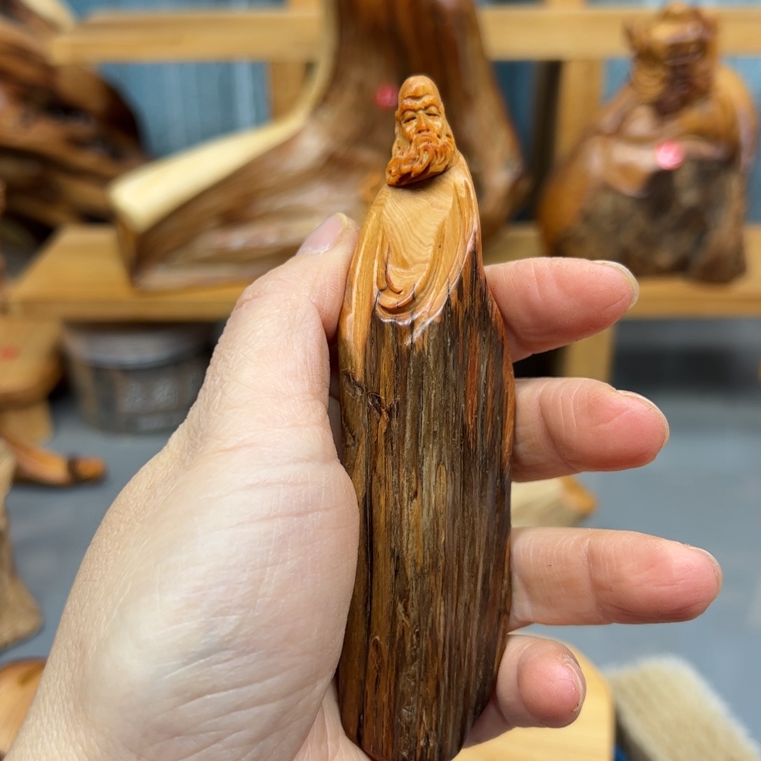 柏木崖柏木摆件手把件，54