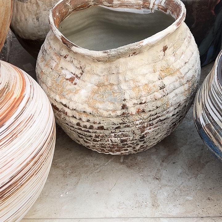 景德镇精品花盆栽适合口20高24