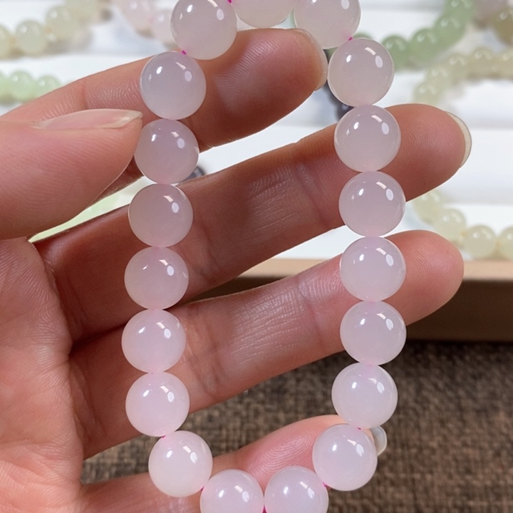 和田玉手串未镶嵌啊****9