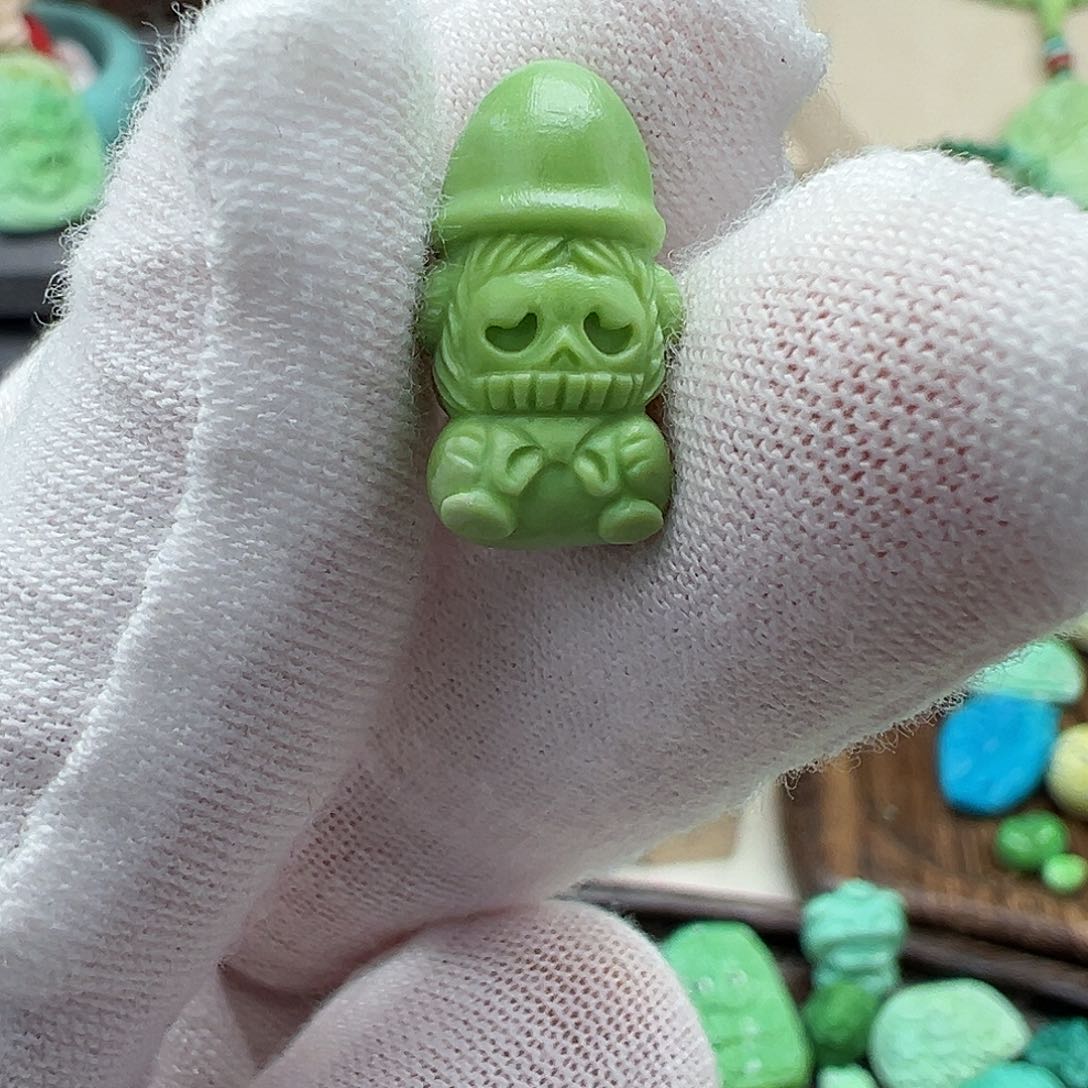 绿松石菜籽黄绿松石Z未镶嵌