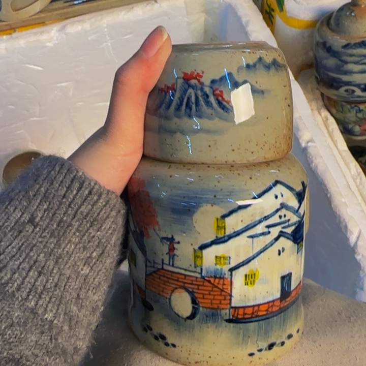 瓷片景德镇陶瓷手工手绘