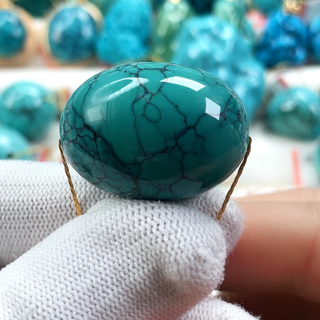 绿松石未镶嵌车挂