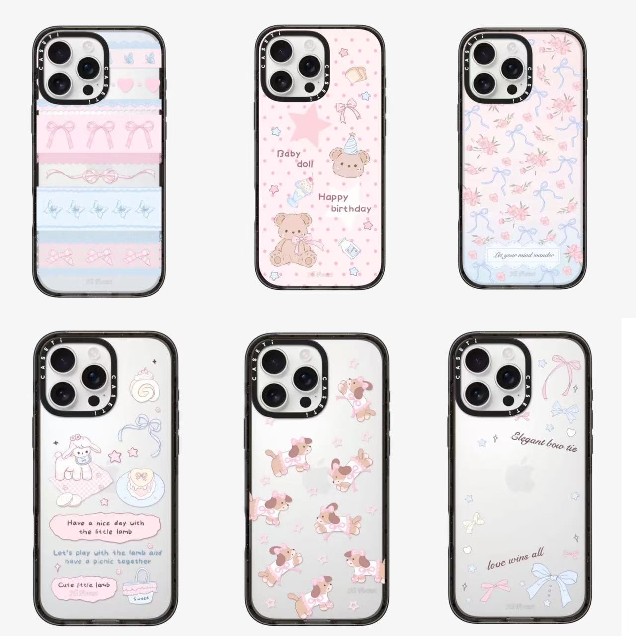 【森林早报系列】镜面适用iPhone16promax全包手机壳可爱卡通