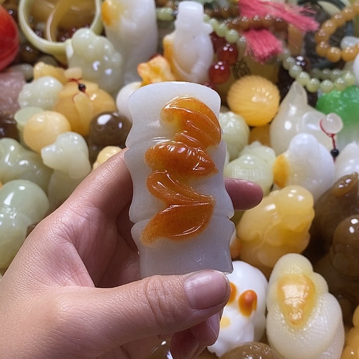 完全开放手把件挂件件吊坠竹节