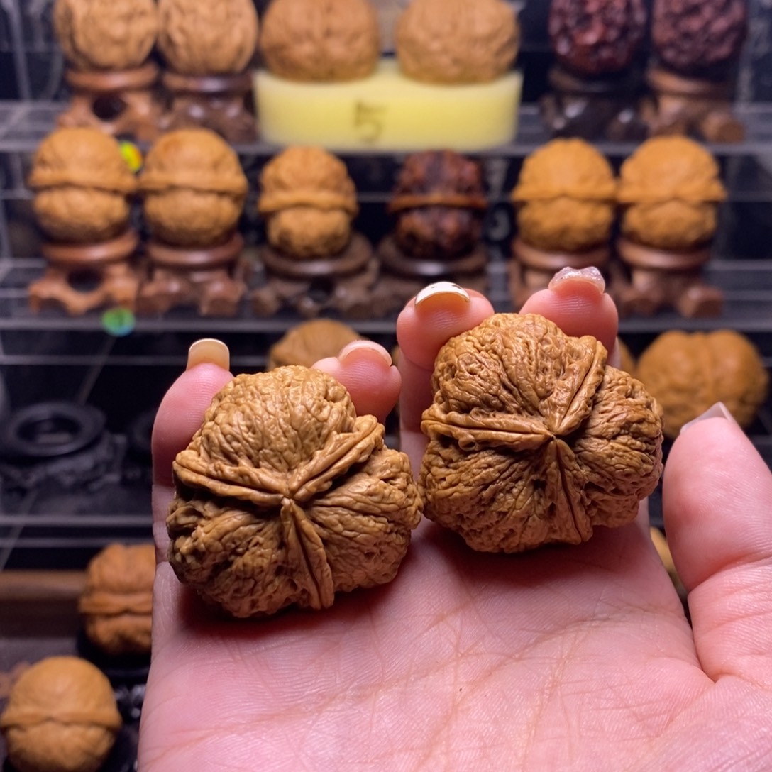 把件文玩核桃Z10六面蟾36尺