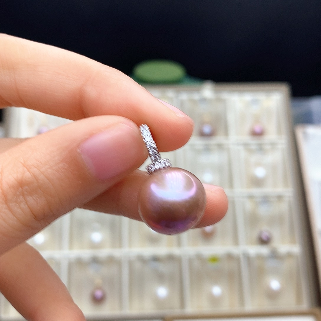 淡水珍珠颈饰合金