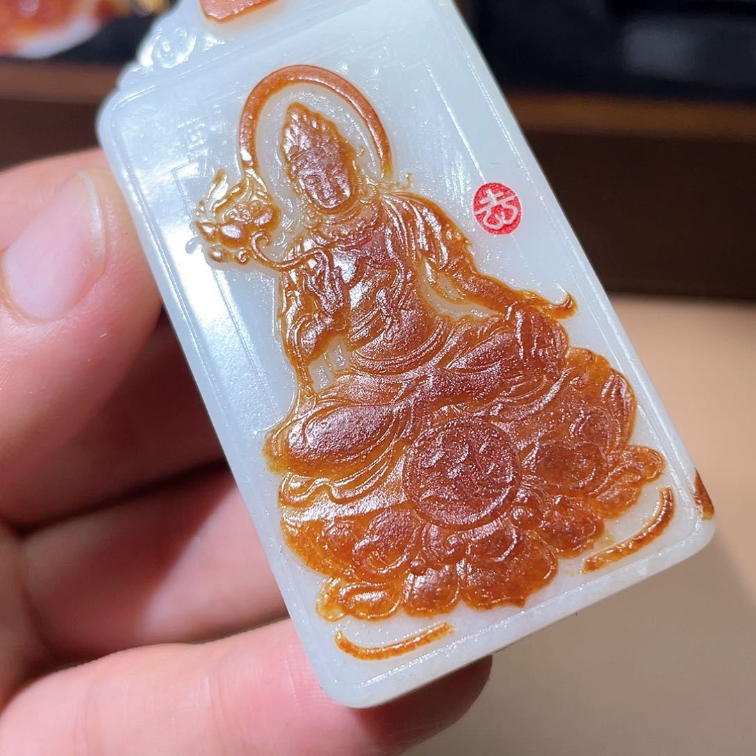 和田玉颈饰未镶嵌A7 
