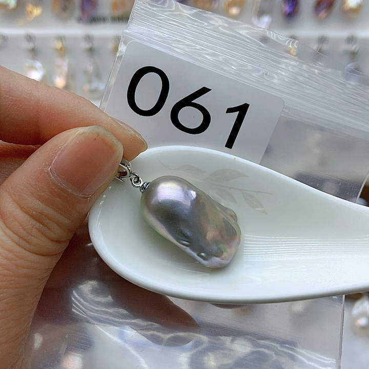 淡水珍珠颈饰银S925镶嵌