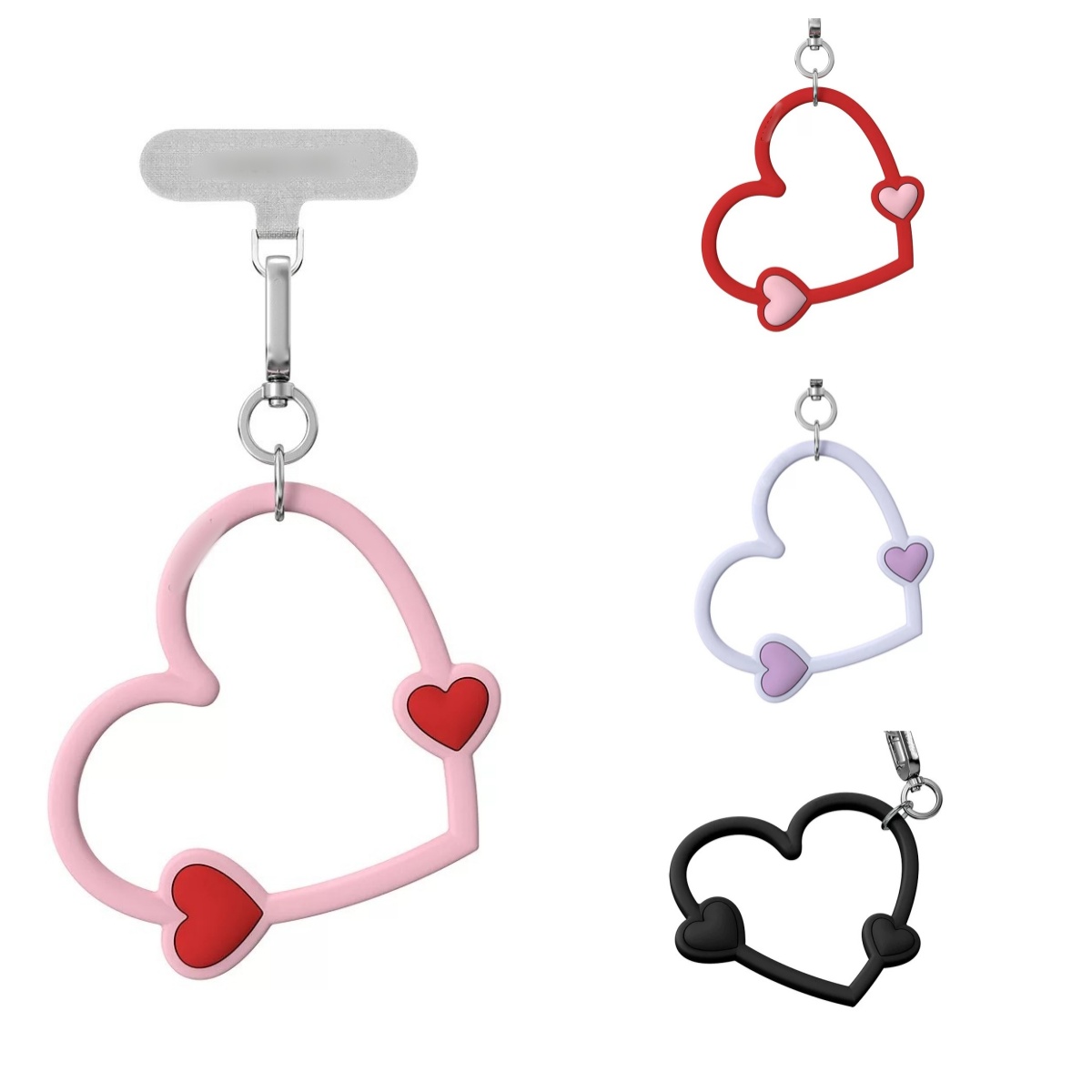 【C原版挂饰爱心腕带】手机壳链条挂饰挂绳钥匙扣创意短链包包挂件