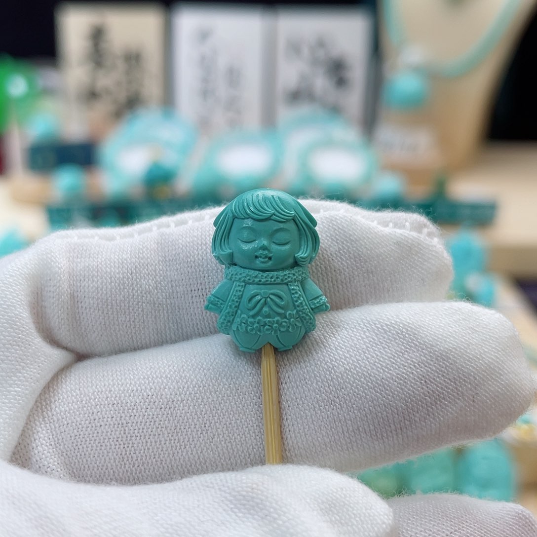 绿松石珠宝奇石未镶嵌