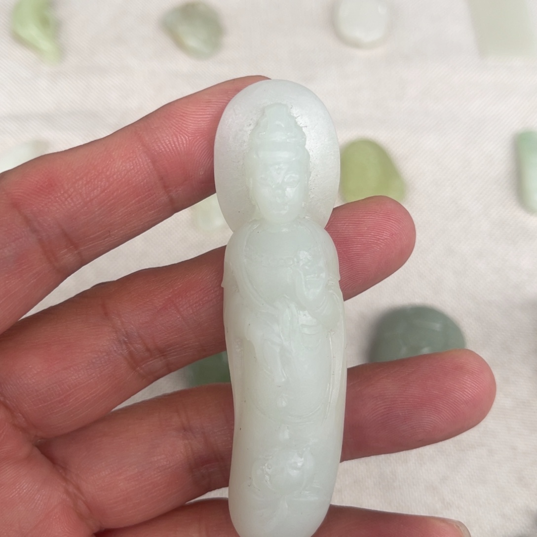 和田玉（糖玉）未镶嵌颈饰