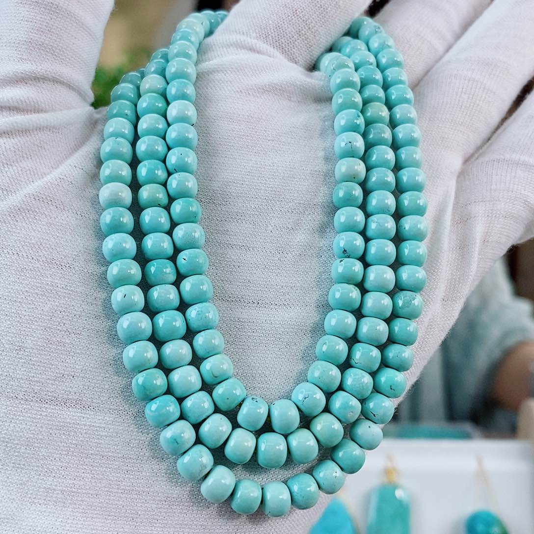 未镶嵌绿松石珠宝奇石