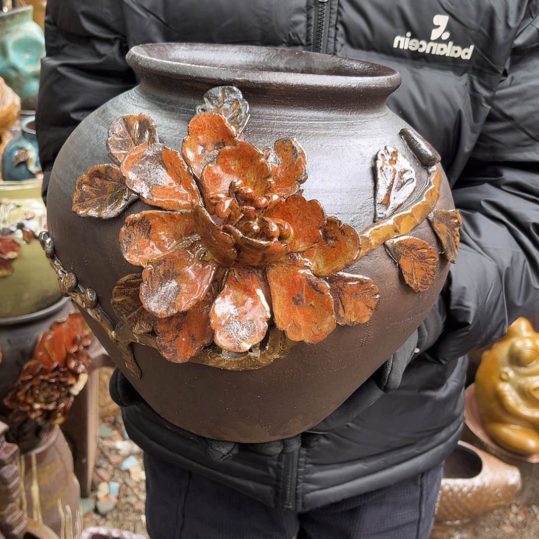 红陶高26口16有孔