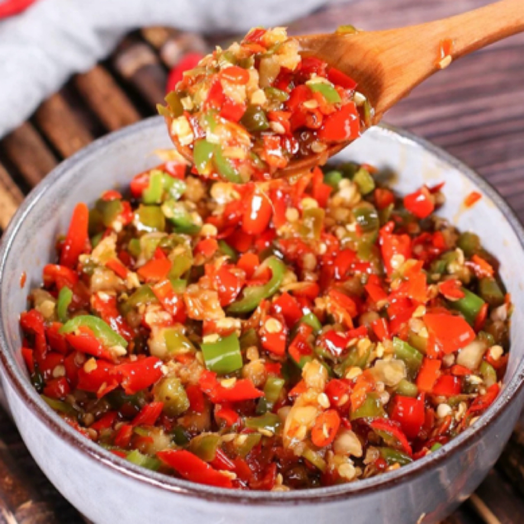 【茶油彩椒酱】优特产拌饭炒菜辣酱