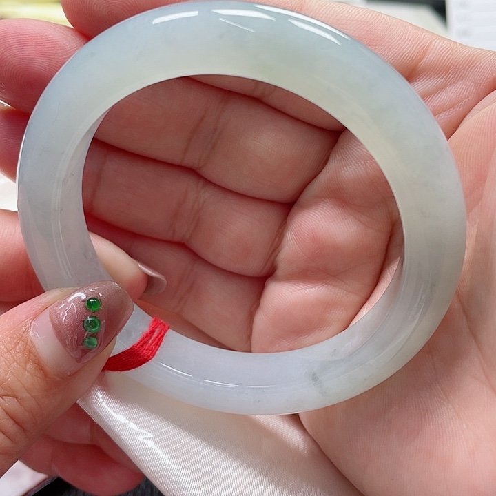 翡翠手镯未镶嵌缅甸翡翠手镯58圈