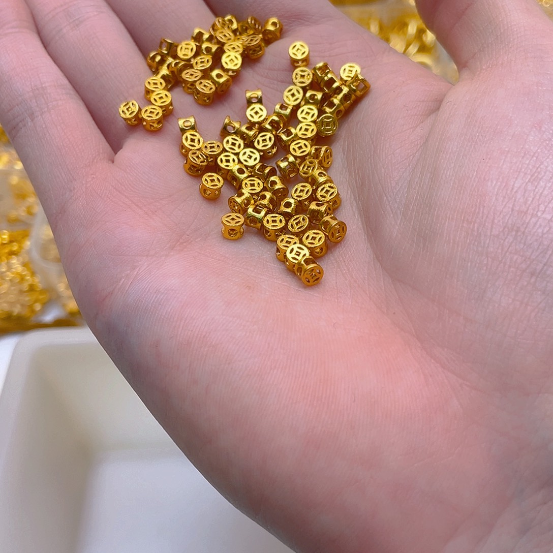 锆石铜合金钱多多4mm5颗