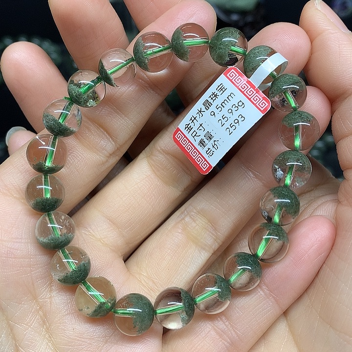 水晶手串未镶嵌天然水晶