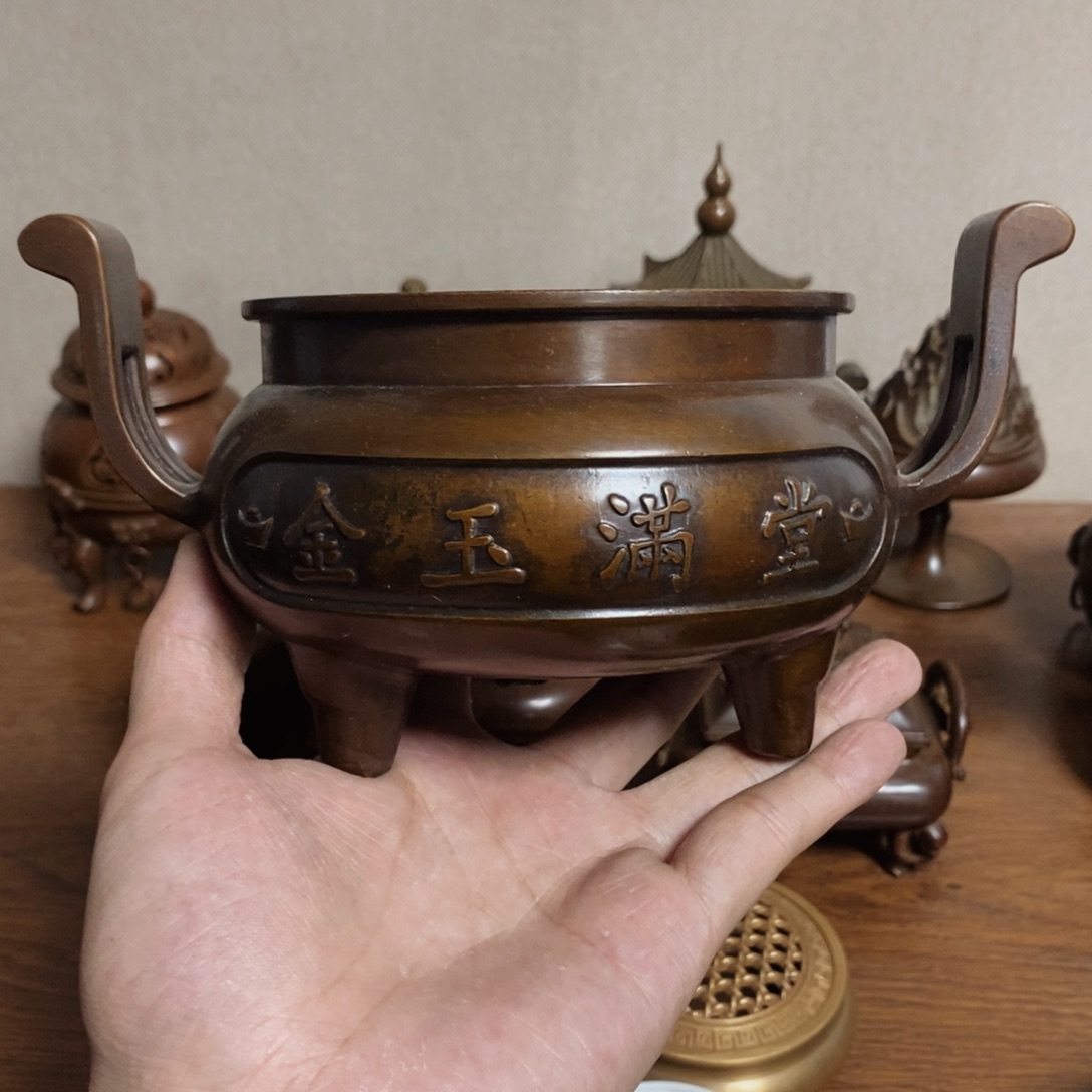 铜盛世铜炉铜器香炉工艺品