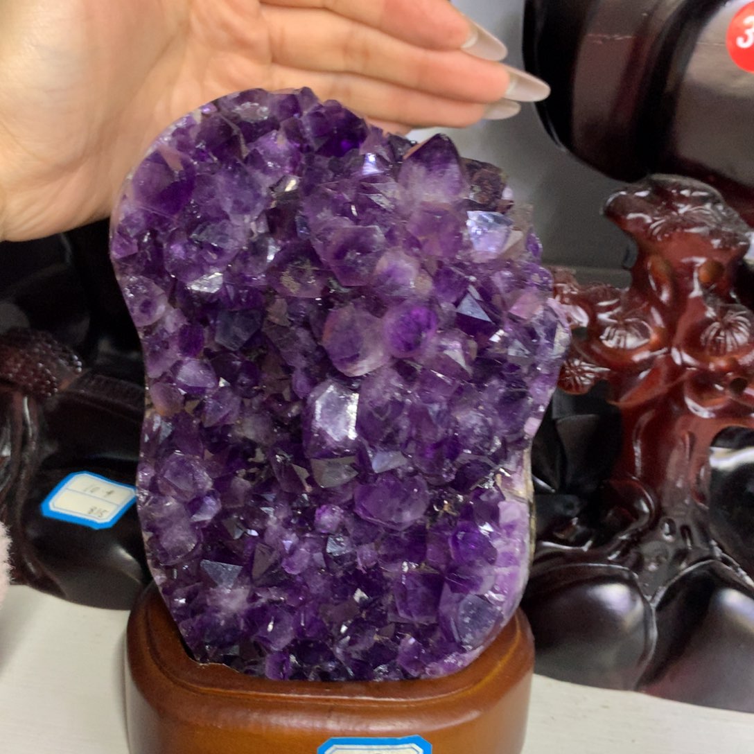 水晶摆件婷未镶嵌