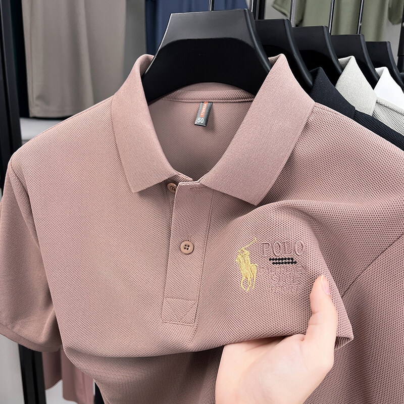 奥莱清仓拉夫刺绣小马标短袖polo衫t恤轻奢劳伦商务休闲半袖上衣